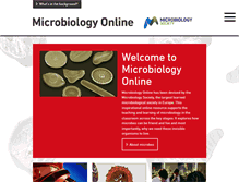 Tablet Screenshot of microbiologyonline.org